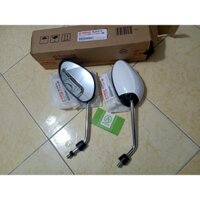 1 Cặp Kính chiếu hậu gương Yamaha Nozza Grande chính hãng Trắng