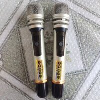 1 Cặp Micro UHF Kim Loại Cao Cấp Cho Loa Kéo UGX 21 Bản Độ Củ Mic Đầu Mic Xịn