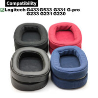 1 Cặp Miếng Đệm Tai Cho Logitech G433 G233 G-PRO G533 G230 G231 G331 Tai Nghe Đệm Tai Nghe Xốp Tai Nghe Bịt Tai
