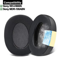 1 Cặp Miếng Đệm Tai Gel Làm Mát Đệm Cho Sony MDR-100ABN WH-H900N Tai Nghe Earpads Tai Nghe Tai Nghe Bịt Tai