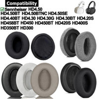 1 Cặp Miếng Lót Tai Nghe Cho Sennheiser HD4.50 HD4.50BT HD4.40BT HD4.30BT HD4.20S HD450 HD458BT HD420S HD350BT HD300 Tai Nghe Đệm Tai Nghe Miếng Đệm Miếng Đệm Miếng Đệm Tai Nghe Bọt Biển Bịt Tai