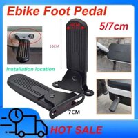 1 Cặp Mini Gấp Chống Trơn Trượt Ebike Bàn Đạp Gấp Đa Năng Điện Xe Máy Để Chân Xe Tay Ga Phía Trước Bàn Đạp Có Thể Gập Lại Chân Hỗ Trợ Miếng Lót