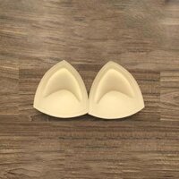 1 Cặp Mút Tam Giác Độn Ngực Áo Tập Gym, Yoga Cao Cấp Áo Bra, Áo Lót, Áo Bơi, Áo Ba Lỗ - Da,Free Size