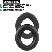 1 Cặp Tai Nghe Cho Sennheiser PX360 PX 360 BT MM450-X MM550-X Tai Nghe Miếng Đệm Tai Nghe Đệm Xốp Tai Nghe Bịt Tai