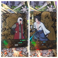 1 cặp thẻ Naruto kayou CP, Jiraiya, sasuke