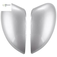 1 Cặp Trái / Phải Bạc Chiếu Hậu Bên Gương Thay Thế Nắp Nắp Vỏ Cho Fiesta Mk7 2008 2009 2010 2011 2012 2013 2014 2015 2016 2017