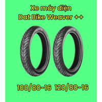 1 Cặp Vỏ Lốp Xe Máy Điện DAT BIKE Weaver ++, gai SH Ý và gai thể thao size 100/80-16 và 120/80-16, EUROMINA