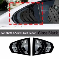 1 Cặp Xe Bên Cửa Sổ Louver Shutter Cover Spoiler Cho Xe BMW G20 3-Series 320i 325i 2019-2023 Bên Cửa Sổ Thông Hơi Louver Miếng Dán