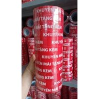 1 cây (12 cuộn) băng keo in chữ khuyến mãi tặng kèm 24mm x 72m