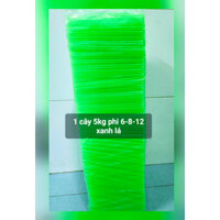 1 CÂY 5KG ỐNG HÚT PHI 6-8-12 MÀU XANH LÁ