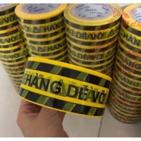 1 cây (6 cuộn)Băng Keo Niêm Phong in chữ "HÀNG DỄ VỠ" giá sỉ hàng sẵn