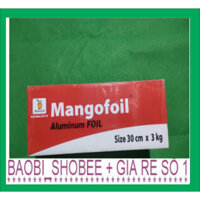 1 cây giấy bạc MANGO FOIL khổ 30cm nặng 3kg - 4kg dùng chế biến thực phẩm