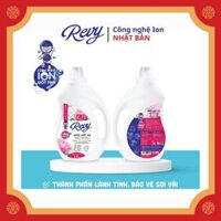 [1 Chai 3.8 Kg] Nước giặt xả 2 trong 1 Revy - Công nghệ ion Nhật Bản