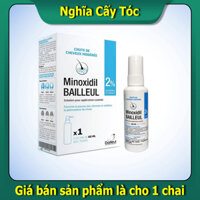 (1 Chai) Thuốc xịt mọc tóc Minoxidil Bailleul 2% (Dành cho Nữ)