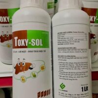 1 chai Toxy-sol, Toxysol bổ gan, lợi mật dùng cho chó, mèo, gà, vịt, lợn (1lít)