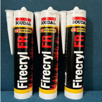 [1 chai]Keo chống cháy chịu nhiệt 1000 độ SOUDAL FIRECRY FR. Xuất xứ Bỉ