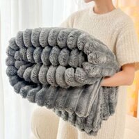 1 Chăn Màu Trơn Thích Hợp Cho Phòng Ngủ Phòng Khách Chăn Điều Hòa Không Khí Thoải Mái 200x230cm