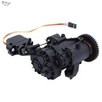 1 Chiếc 2 Tốc Độ Truyền Động Với Bánh Răng Bên Trong Và Kim Loại Servo + Nhựa Cho 1 / 10 RC Crawler TRX4 TRX6 Nâng Cấp Phần