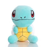 1 Chiếc 20cm Anime Ngoại Vi Pokemon Squirtle Ngồi Kawaii Sang Trọng Đồ Chơi Búp Bê Nhồi Bông