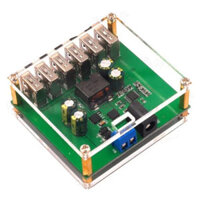 1 Chiếc 6 USB DC-DC Bước Xuống Mô-đun Chuyển Đổi Mô-đun 9V 12V 24V 36V Sang 5V 8A Xe Quy Định Sạc Điện