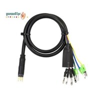 1 Chiếc 60Cm E-Bike 9Pin Động Cơ Chuyển Đổi Dây Cáp Nối Dài Phía Trước Bánh Sau Trung Tâm Động Cơ Đen