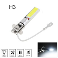 1 Chiếc Bóng Đèn LED H3 Canbus Siêu Sáng Màu Trắng Đèn Sương Mù Xe Hơi Đèn Pha COB 12V 6000K Đèn Chạy Xe Máy Ô Tô