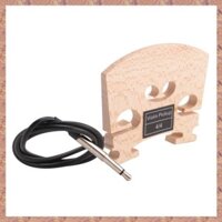1 Chiếc Cầu Violin Có Gắn Bên Trong Piezo Pickup Để Thay Thế Linh Kiện Đàn Violin Điện Kích Thước Đầy Đủ 4 / 4 (R F C V)