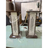 1 chiếc Chân loa gỗ mặt cnc chịu tải 100kg chiều cao 45cm và 65cm