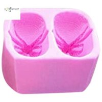 1 Chiếc Cho Bé Bootie Silicone Fondant Khuôn Dệt Kim Bé Giày Trang Trí Bánh Dụng Cụ Màu Hồng