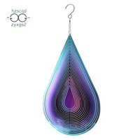 1 Chiếc Chuông Gió Treo Đồ Trang Trí Mặt Dây Kim Loại Nhỏ Giọt Gió Spinner Nhiều Màu
