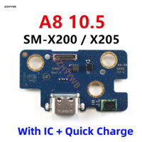 1 Chiếc Cổng Sạc Ban Cho Samsung Galaxy Tab A8 10.5 2021 SM-X200 SM-X205 USB Power Dock Sửa Chữa Phụ Tùng