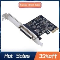 1 Chiếc Cổng Song Song Chất Lượng Cao DB25 25Pin Pcie Riser Thẻ LPT Máy In Sang PCI-E Express Card AX99100