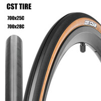 1 CHIẾC CST C1406 Lốp Xe Đạp Đường Bộ 700x25C Dây Siêu Nhẹ Màu Nâu Xe Đạp Lốp Tốc Độ 700x25 700x28 Lốp Xe Đạp