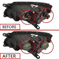 1 Chiếc Dành Cho Xe Hyundai Elantra Ad 2016 Đèn Pha Phía Sau Nắp Bóng Đèn LED Nối Dài Bụi HID Xenon Đèn Pha Ô Tô 92140D3100