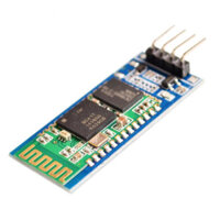 1 Chiếc HC06 HC-06 Không Dây Nối Tiếp 4 Pin RF Thu Phát RS232 TTL Bluetooth Module Cắm Cho arduino