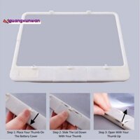 1 Chiếc Kẹo AS-SEEN-ON-TV Full Trang Sách Kính lúp Đọc sách Kính lúp và ánh sáng để xem Trang 3X Lớn hơn, Cấp quang học, Trắng chống chói
