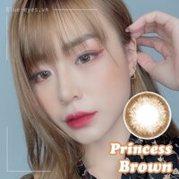 1 Chiếc Lens Nâu gỗ PRINCESS, Kính áp tròng cận , giãn tròng nhỏ 13.0mm, size vừa  14.0mm, dùng 6 tháng.