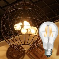 1 Chiếc Mờ Edison Đèn 4W Retro Vintage LED 2700-3500K Trắng Ấm Xoắn Ốc Dây Tóc Bóng Đèn t45 T300 A185 A60 ST64 G80 G95 G45