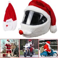 1 chiếc mũ bảo hiểm xe máy ông già Noel Giáng sinh đi xe đạp Mũ toàn mặt