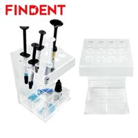 1 Chiếc Nha Khoa Acrylic Tổ Chức Giá Đỡ 12 Lỗ 4 Lưới Nhựa Ống Tiêm Dính Áp Dụng Kệ Nha Sĩ Chất Liệu Miệng Hộp Bảo Quản Đứng