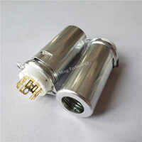 1 chiếc ổ cắm ống gốm ổ cắm bass KZC9-F-A-55-G chân vàng cho bộ khuếch đại ống 12AX7