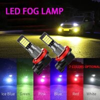 1 Chiếc Ô Tô Đèn Sương Mù H11 Bóng Đèn Led Ổ Cắm Chính Hãng H7 9005 HB3 9006 HB4 H9 H8 Đèn Tự Động Chạy Ngày Warnning DRL Đèn Lái Xe