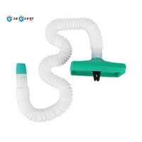 1 Chiếc Ô Tô Điều Hòa Lỗ Thông Hơi Ống Nối Dài Kính Thiên Văn Đa Năng ABS Điều Hòa Tự Động Ống Thoát A / C, Trắng & Xanh