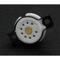 1 Chiếc Ống Gốm Ổ Cắm Ống Cắm Ghế CMC Nhỏ 9 pin Vàng Cho Khuếch Đại PCB 12AX7 12AU7 6922 EL84