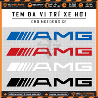 [1 Chiếc] Tem Dán Xe Ô Tô Mẫu AMG | DVTOT-10 | Decal Dán Sườn Oto, Nắp Capo, Cản Sau, Kính Lái Xe Hơi