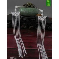 1 chiếc trâm cài tóc cổ trang dây dài hình quạt