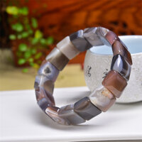 1 Chiếc Tự Nhiên Ba Tư Mã Não Lắc Tay Chữa Bệnh Reiki Pha Lê Người Phụ Nữ Phong Thủy Trang Sức Quà Tặng Sinh Nhật 16X12MM