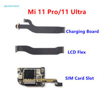 1 Chiếc USB Cổng Sạc Dock Thẻ SIM Khe Cắm Bảng Kết Nối Mainboard Màn Hình LCD Cáp Mềm Cho Xiaomi Mi 11 Pro 11 Ultra