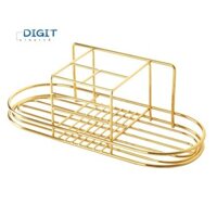 1 Chiếc Vàng Treo Tường Phòng Tắm Dao Cạo Giá Để Đồ Mỹ Phẩm Tiết Kiệm Không Gian Sắt Chân Đế Thông Gió