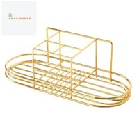 1 Chiếc Vàng Treo Tường Phòng Tắm Dao Cạo Giá Để Đồ Mỹ Phẩm Tiết Kiệm Không Gian Sắt Chân Đế Thông Gió